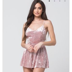 Velvet Romper New with Tags